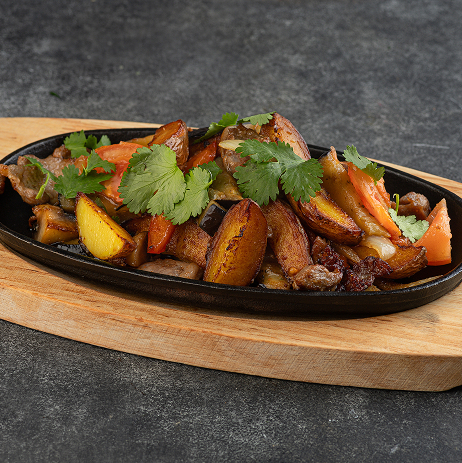 Горячая сковородка со свининой