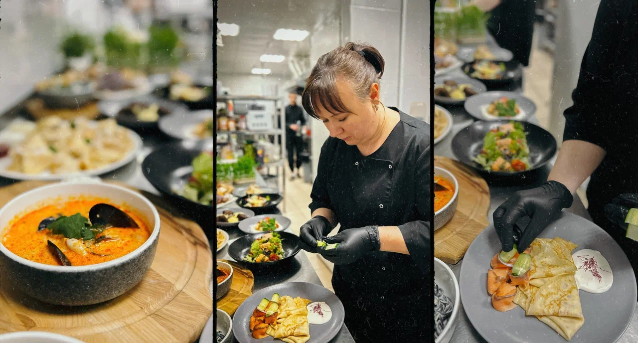 Горячее и мясо ресторана